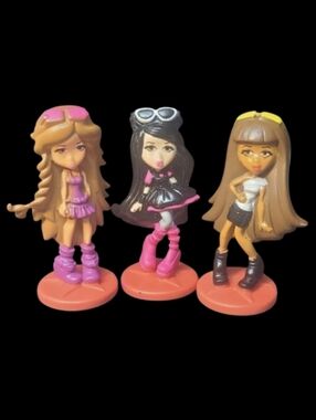 3 Bratz Mini Dolls Cake Toppers By Bakery Crafts